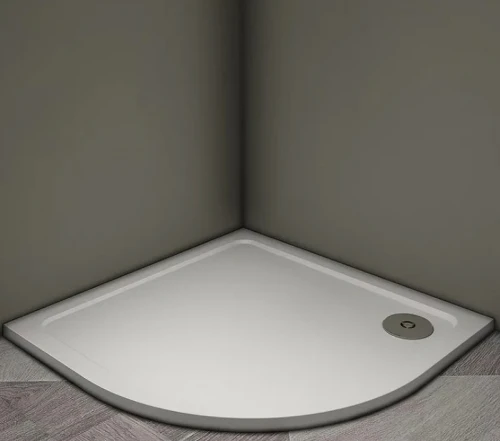 Душевой поддон из искусственного камня Veconi Tezeo 90x90 TZ10-90PL-01-19C3 Белый