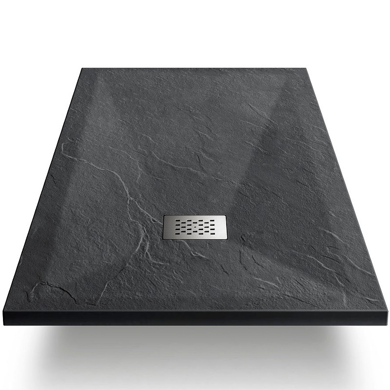 Душевой поддон из искусственного камня Vincea 110x80 VST-4SR8011A Антрацит