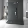 Душевой поддон из искусственного камня Vincea 110x80 VST-4SR8011A Антрацит