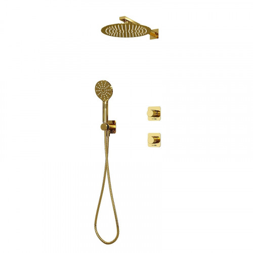 Душевая система WasserKRAFT A7651.304.305.183.208.280.197.348 цвет Золото глянцевое