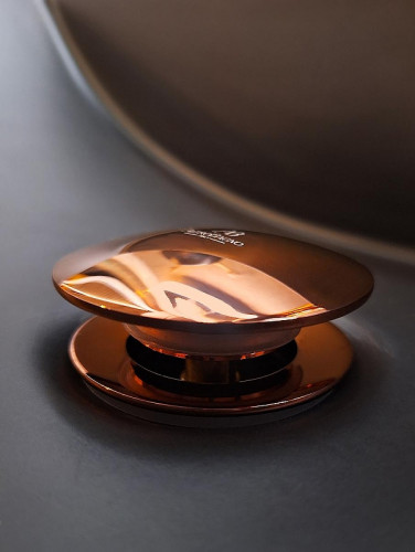 Донный клапан AltroBagno PU 070203 Ror click-clack цвет Розовое золото