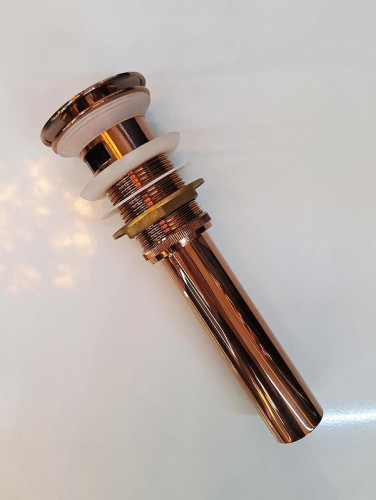 Донный клапан AltroBagno PU 070203 Ror click-clack цвет Розовое золото