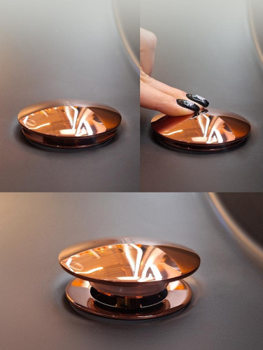 Донный клапан AltroBagno PU 070203 Ror click-clack цвет Розовое золото