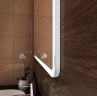 Зеркало Континент Demure 800х700 ЗЛП3331 с подсветкой с сенсорным выключателем стекло