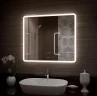 Зеркало Континент Demure 800х700 ЗЛП3331 с подсветкой с сенсорным выключателем стекло