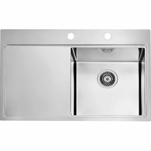 Кухонная мойка Alveus Pure 40R KMB-90 790x525 1103651 Брашированная сталь нержавеющая сталь встраиваемый