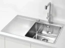 Кухонная мойка Alveus Pure 40R KMB-90 790x525 1103651 Брашированная сталь нержавеющая сталь встраиваемый