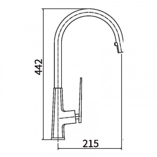 Смеситель для кухни Fashun A6057 цвет Хром