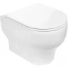 Комплект унитаза с инсталляцией WeltWasser AMBERG 497 + ERLENBACH 004 GL-WT + AMBERG RD-WT 10000006598 цвет Белый глянцевый с сиденьем Микролифт и клавишей смыва цвет Белый
