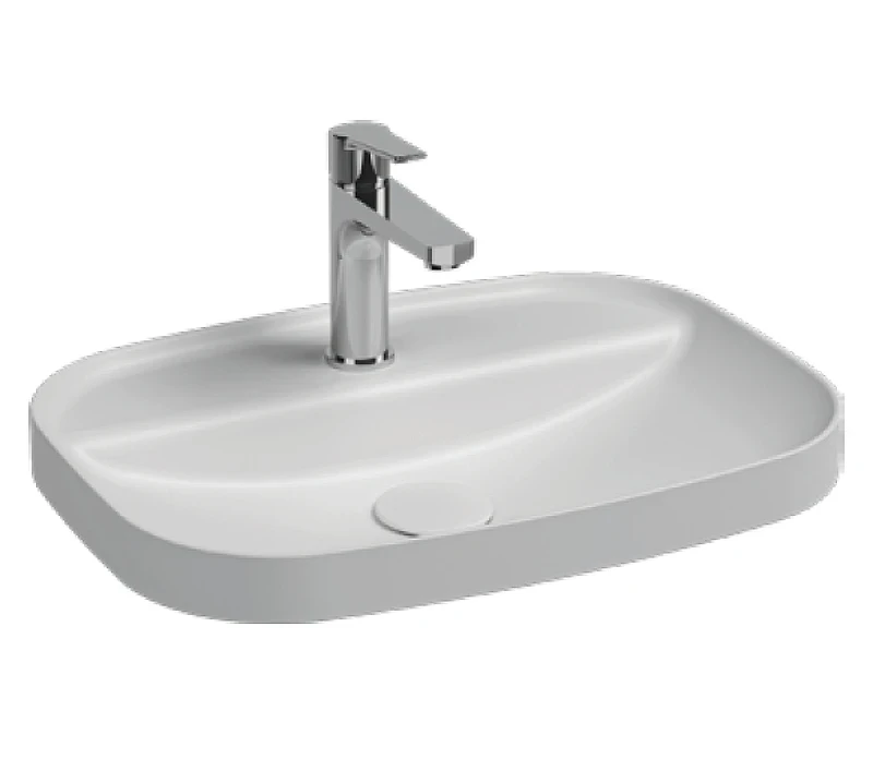 Раковина встраиваемая сверху Isvea Infinity 55 10NF50055 цвет Белый