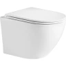 Унитаз с инсталляцией WeltWasser Merzbach 043 GL-WT 10000009939 + Charus City CR.200.21.01 с сиденьем Микролифт и клавишей смыва Хром глянцевый
