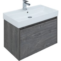 Комплект мебели для ванной Aquanet Nova Lite 75 242295 подвесной Дуб рошелье МДФ / ЛДСП