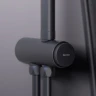 Душевая система Damixa Scandinavian Pure 936000300 Черная матовая латунь на стену