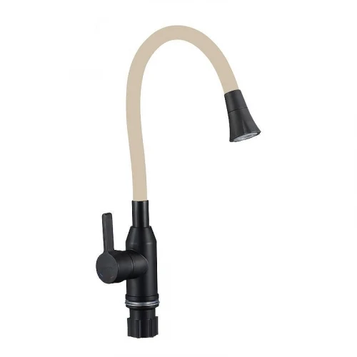 Смеситель для кухни Fmark FS8277H-12 цвет Черный Бежевый
