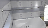 Карниз для ванны Bas Империал/Ирис/Модена/Гранада 150x150 КЗ00003 Хром