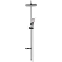 Душевая система Swedbe Hermes 5105B Черная матовая латунь на стену