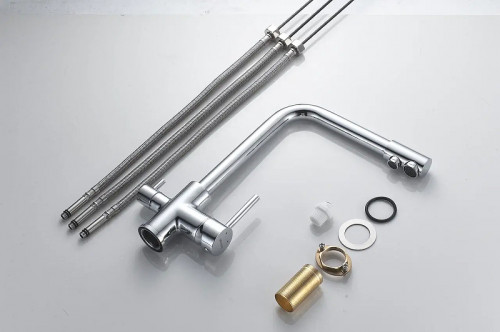 Смеситель для кухни Shevanik S328 цвет Хром