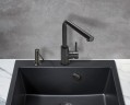 Смеситель для кухни Milacio Ultra MCU.555.TB Total Black нержавеющая сталь