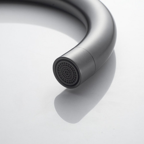 Смеситель для кухни Shevanik S5053T цвет Оружейная сталь