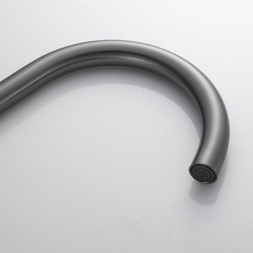 Смеситель для кухни Shevanik S5053T цвет Оружейная сталь