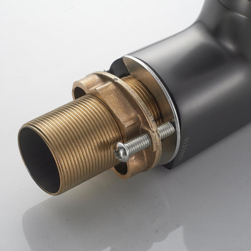 Смеситель для кухни Shevanik S5053T цвет Оружейная сталь