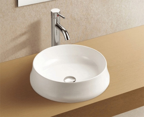 Раковина-чаша WeltWasser Elbach 3210 44 10000003853 Белый глянец фаянс накладная