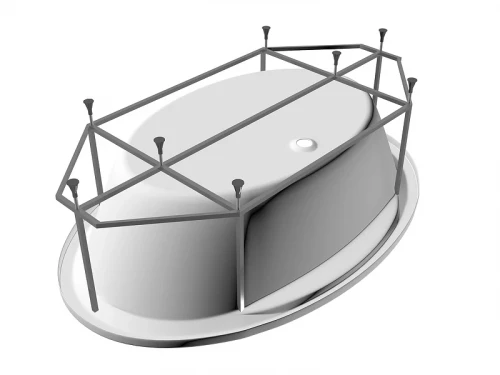 Акриловая ванна Vayer Beta 194x100 KPL Exklusiv Гл000006827 без гидромассажа