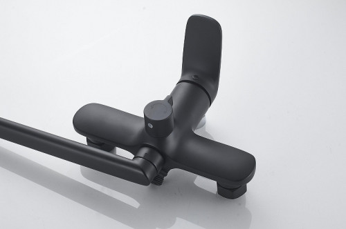 Смеситель для ванны Shevanik S8522H универсальный цвет Черный