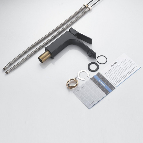 Смеситель для раковины Shevanik S6101H цвет Черный