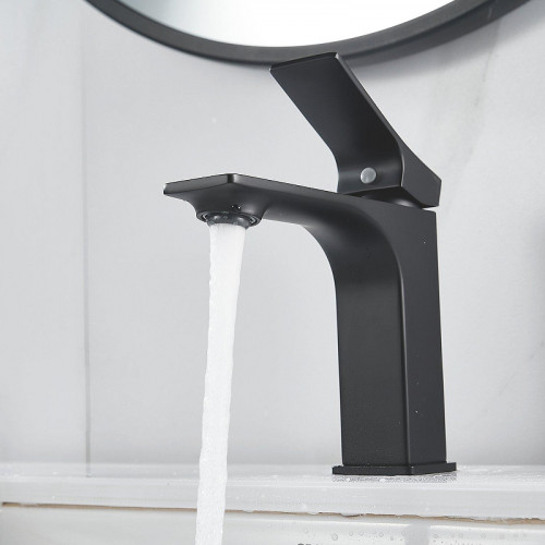 Смеситель для раковины Shevanik S6101H цвет Черный