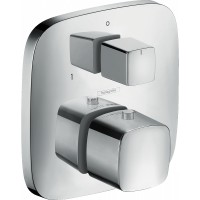 Смеситель для душа Hansgrohe PuraVida 15771000 с термостатом Хром латунь встраиваемый