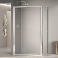 Душевой уголок RGW Passage 100x100 4108741100-11 профиль цвет Хром стекло прозрачное