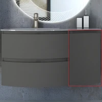 Подвесной шкаф Cezares Vague 34 R 54906 Grigio talpa opaco МДФ / ЛДСП