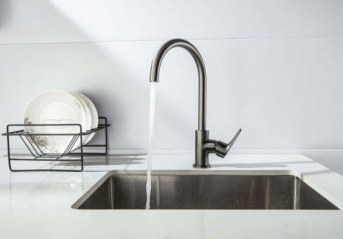 Смеситель для кухни Aquatek Бетта AQ1182BGM цвет Оружейная сталь