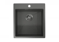 Кухонная мойка Granula 46 4600 цвет Графит матовый