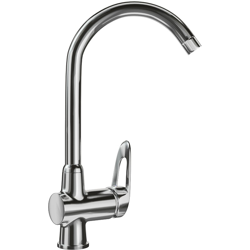 Смеситель для кухни Ulgran Classic U-006-346 Хром латунь