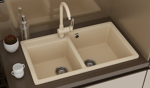 Смеситель для кухни Ulgran Classic U-006-346 Хром латунь