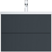 Тумба под раковину AM.PM Gem 75 M90FHX07522GM подвесная Графит матовый МДФ / ЛДСП
