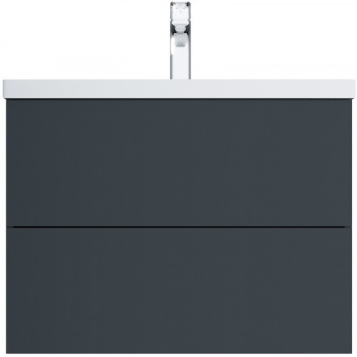Тумба под раковину AM.PM Gem 75 M90FHX07522GM подвесная Графит матовый МДФ / ЛДСП