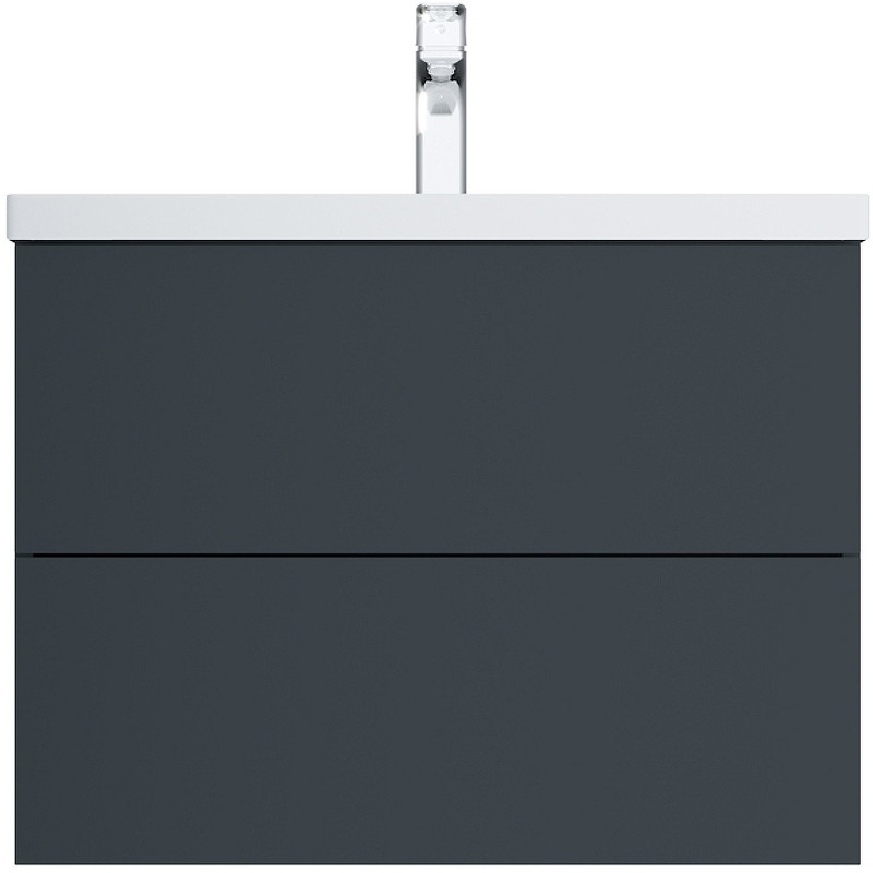 Тумба под раковину AM.PM Gem 75 M90FHX07522GM подвесная Графит матовый МДФ / ЛДСП