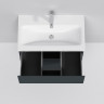 Тумба под раковину AM.PM Gem 75 M90FHX07522GM подвесная Графит матовый МДФ / ЛДСП