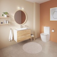 Унитаз компакт Grohe Bau Ceramic 39910000 без бачка и сиденья фарфор напольный