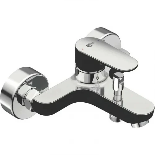 Смеситель для ванны Ideal Standard Tyria BC157HS Черный матовый Хром латунь на стену