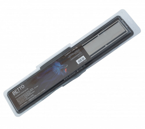 Душевой лоток Bettoserb Line 13702511 с решеткой Хром матовый