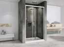 Душевая дверь Abber Sonnenstrand 90 AG07090 профиль Хром стекло прозрачное