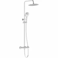 Душевая система Vitra Aquaheat Bliss A47201EXP с термостатом Хром латунь на стену