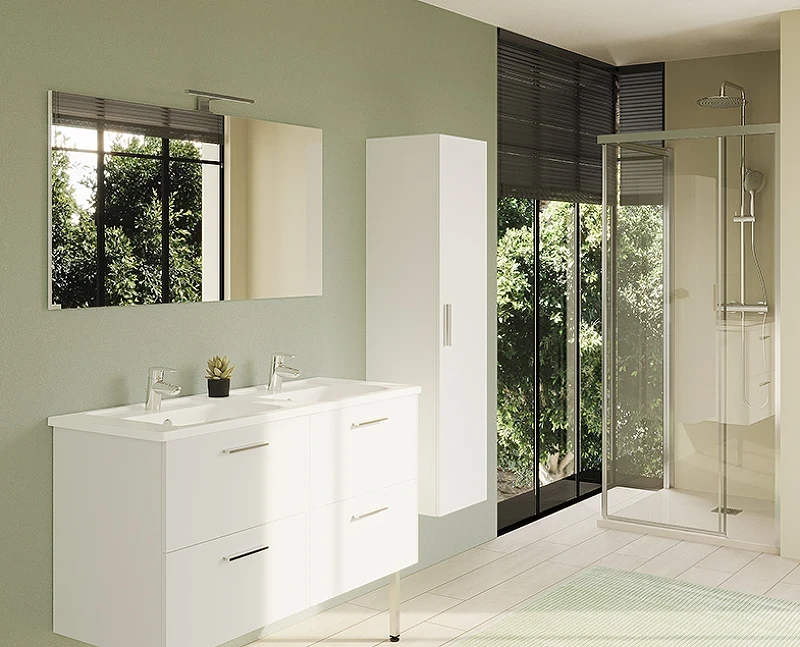 Душевая система Vitra Aquaheat Bliss A47201EXP с термостатом Хром латунь на стену