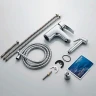 Смеситель для раковины Ledeme H64 1264L с гигиеническим душем Хром латунь