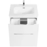 Тумба под раковину BelBagno Etna-H60 70 ETNA-H60-700-2C-SO-BL-P подвесная Bianco Lucido МДФ / ЛДСП