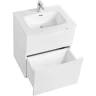 Тумба под раковину BelBagno Etna-H60 70 ETNA-H60-700-2C-SO-BL-P подвесная Bianco Lucido МДФ / ЛДСП